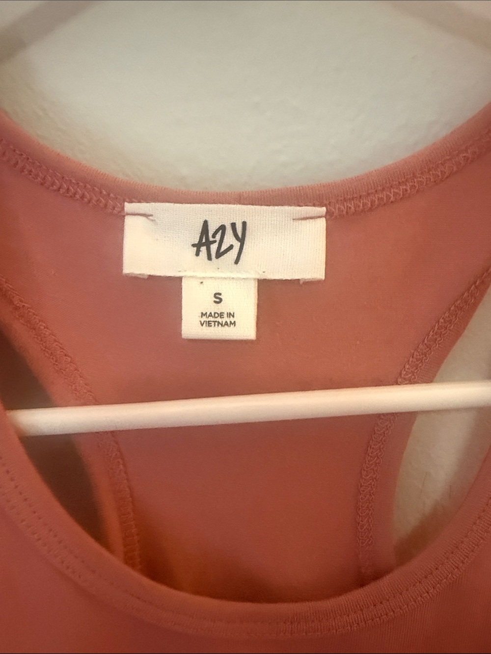 Pink Ribbed Racerback Tank - Picture 2 of 3
